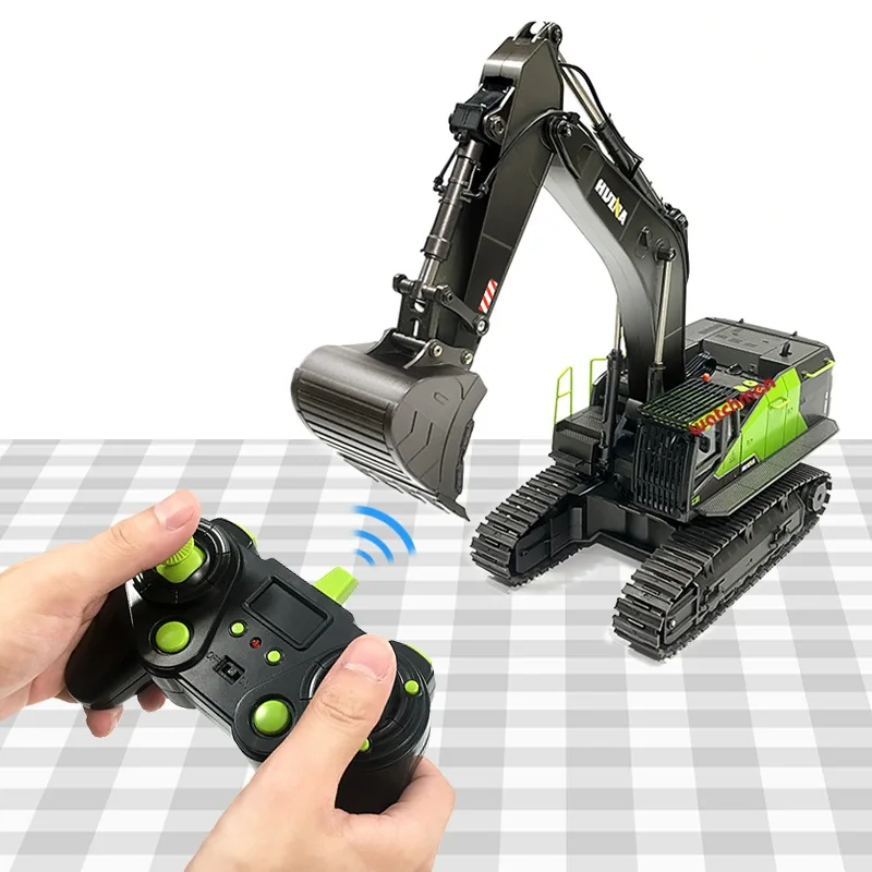 Newly released Huina 1593 1/14 scale 22 Channels 2.4GHz RC Excavator 2024 version