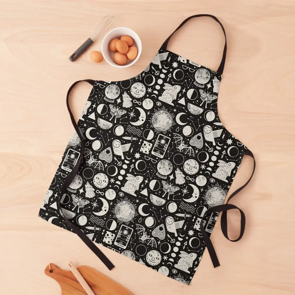 

Lunar Pattern: Eclipse Apron Women Kitchen Things For The Home Apron