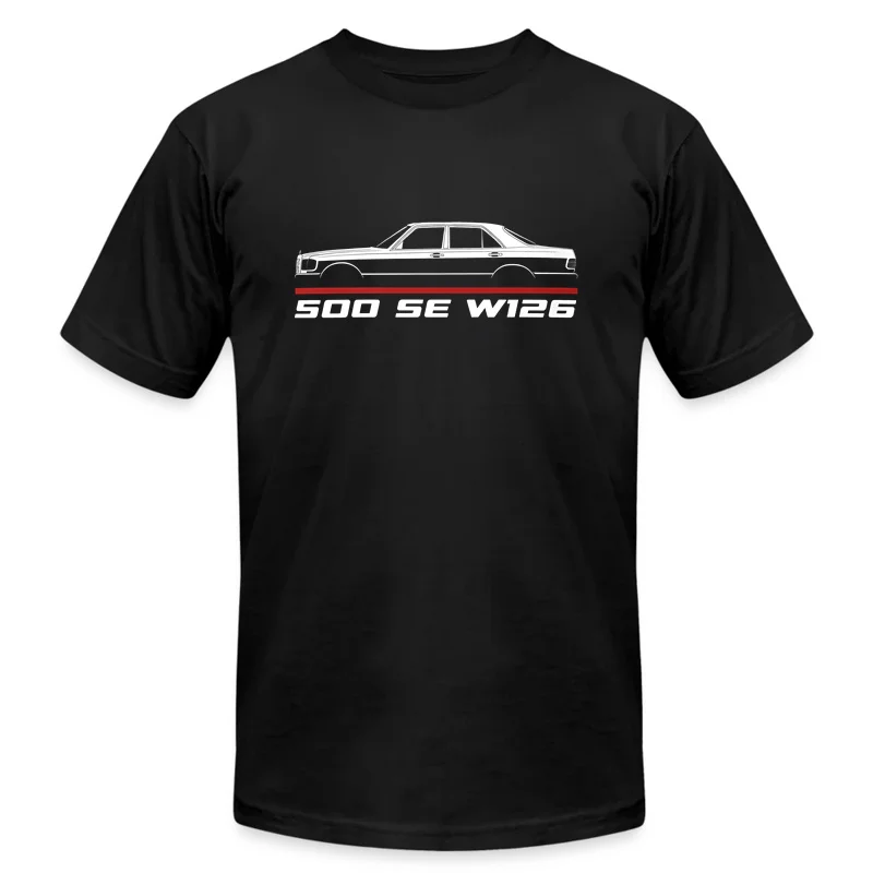 2024 Men T Shirt Casual Mercede 500 SE W126 1979-1991 Car Enthusiast T-shirt Graphic Summer Short Sleeves 100% Cotton S-3XL Tee