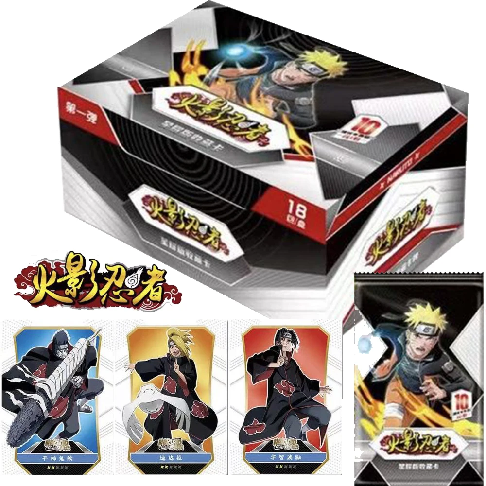 

Wholesale NARUTO Collection Cards for Children Youth Comics Limited Rainbow Silver Folding Cards Hobbies Boys Anniversary Gifts