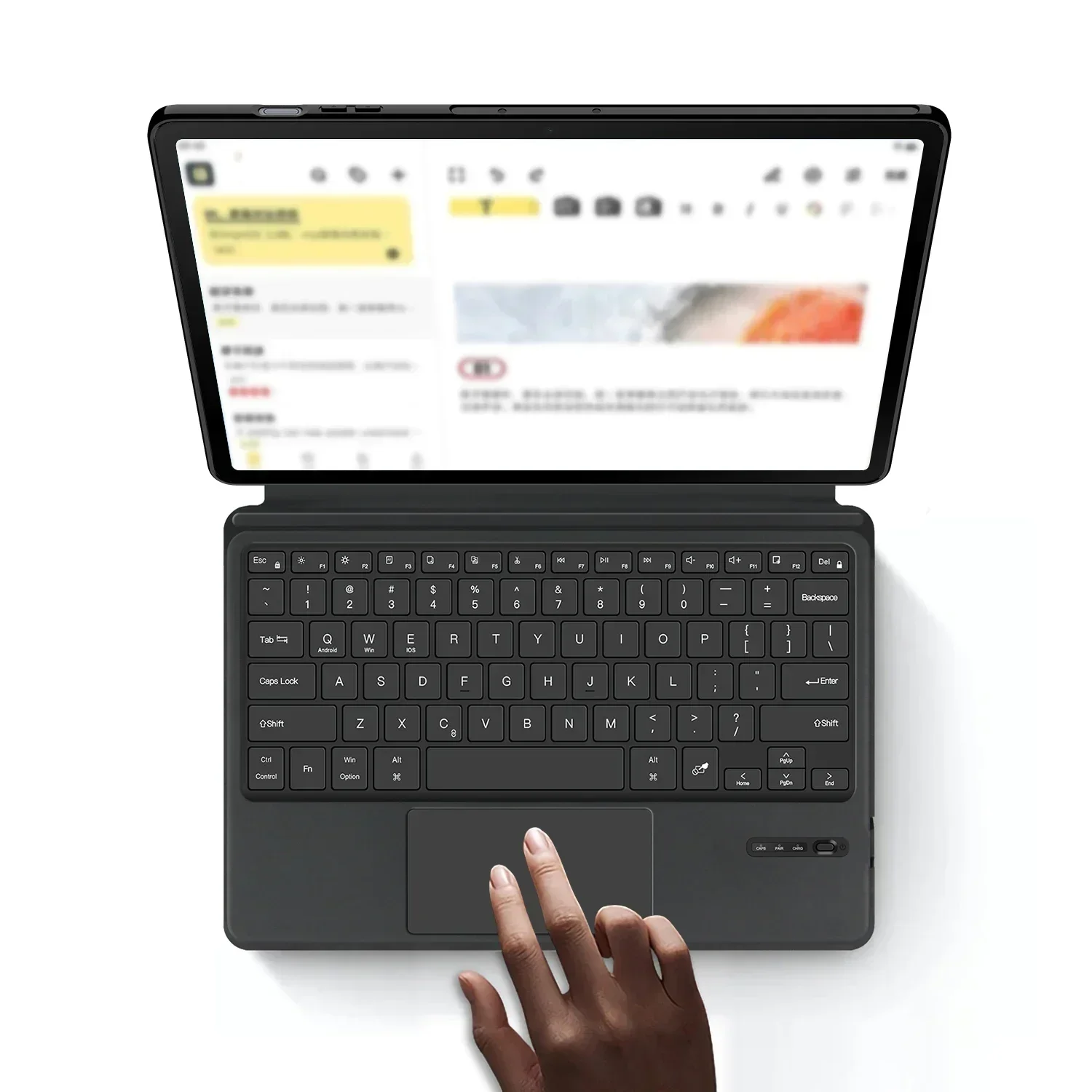 Touchpad Keyboard Case for Samsung Galaxy Tab S10 FE Plus 13 inch SM-X620 SM-X626 Tab S10 FE+ 13.1" Tablet Keyboard Cover Folio