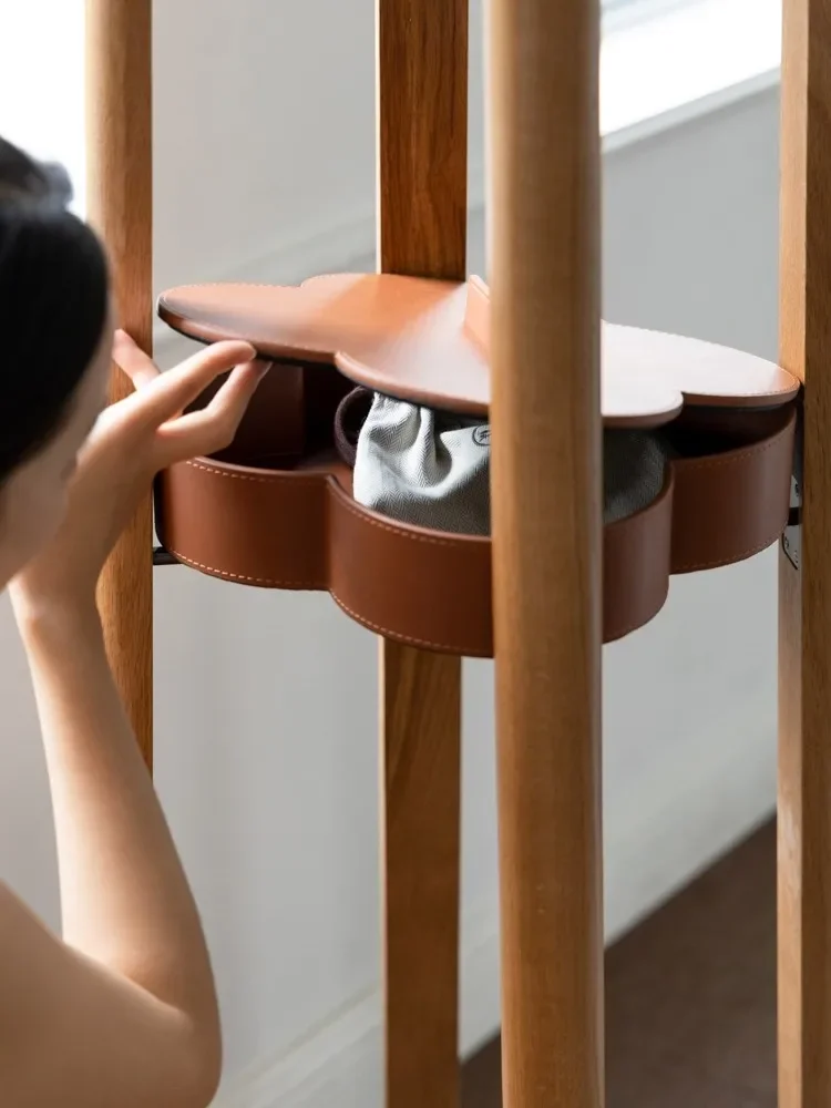 

Ruonai H deco out-of-print furniture! Canadian red oak coat rack "Sifang Cai" hanger