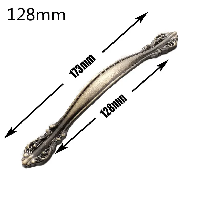 handles furniture modern door knob for kitchen cabinet knob 192/128 /96/64MM pull handle drawer Wholesale furniture hardware