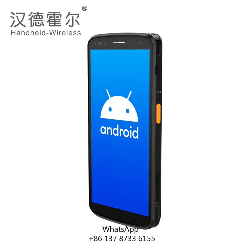 

Handheld Rugged PDA Android 15 WiFi For 2.4GHz/5.0GHz RFID 4GB RAM 64GB ROM 6-inch Screen 2D Barcode Scanner Reader
