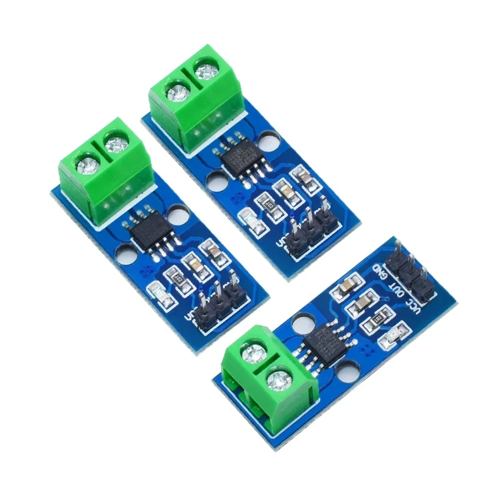 

Range Hall Current Sensor Module ACS712 5A 20A 30A ACS712 Module For Arduino 20A