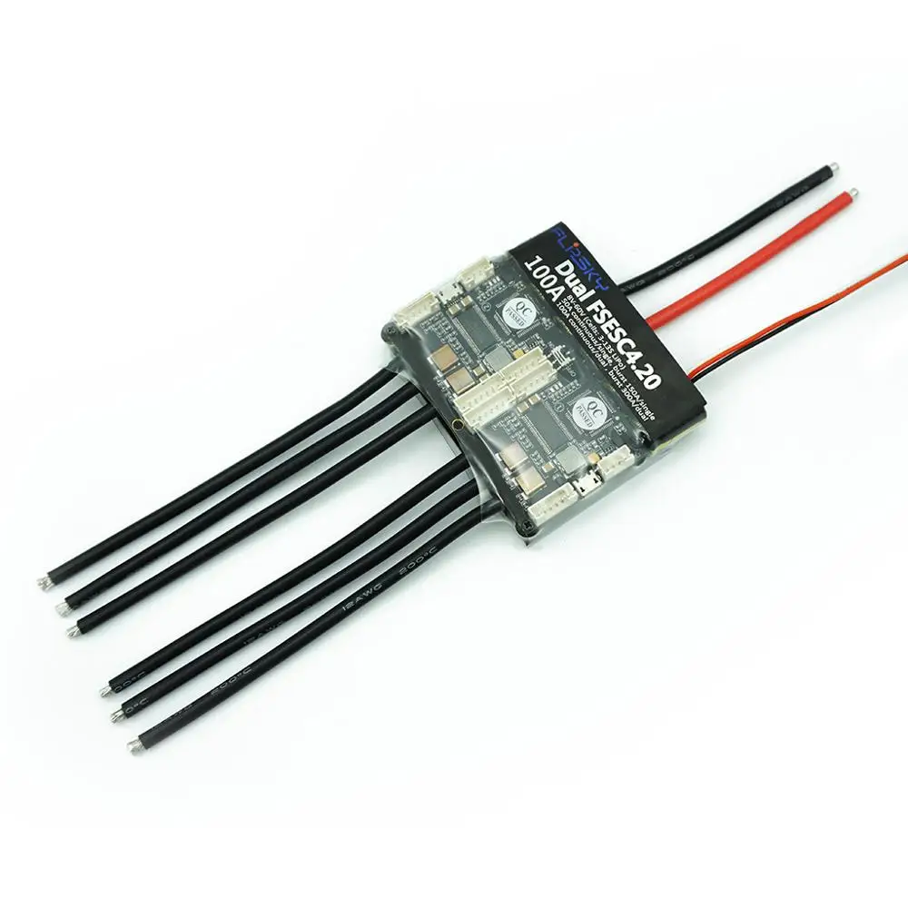 Flipsky 100A PWM Input Dual ESC based on VESC Skateboard Electronic Regulator ESC Brushless DC Motor Speed Controller