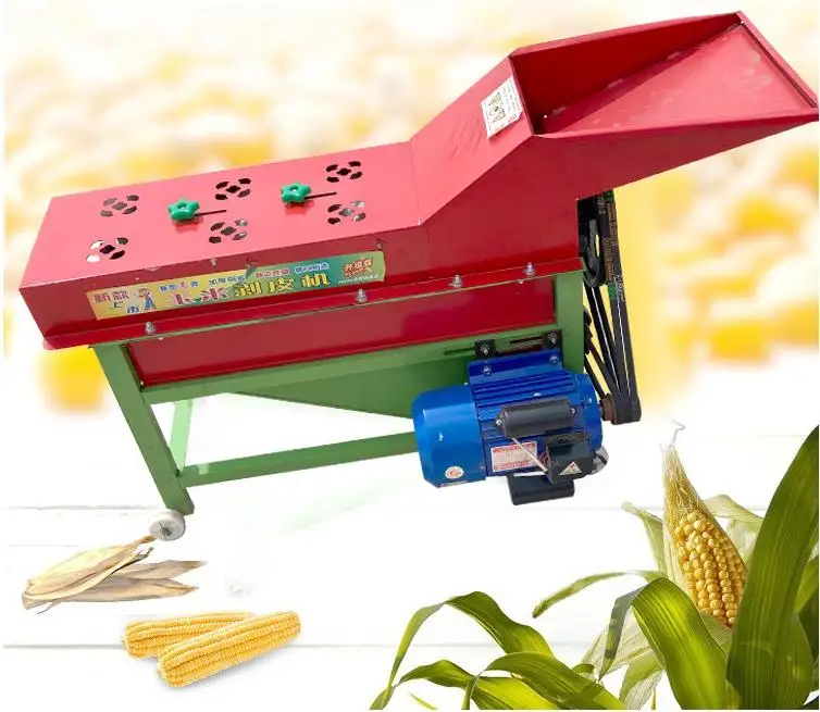 High capacity corn thresher /maize husker and sheller machine design