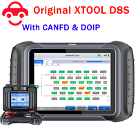 XTOOL D8S is Upgraded of XTOOL D8, Car Diagnostic Scanner Automotivo Tools ECU Coding Key Programming 38+ Services Topplogy Map
