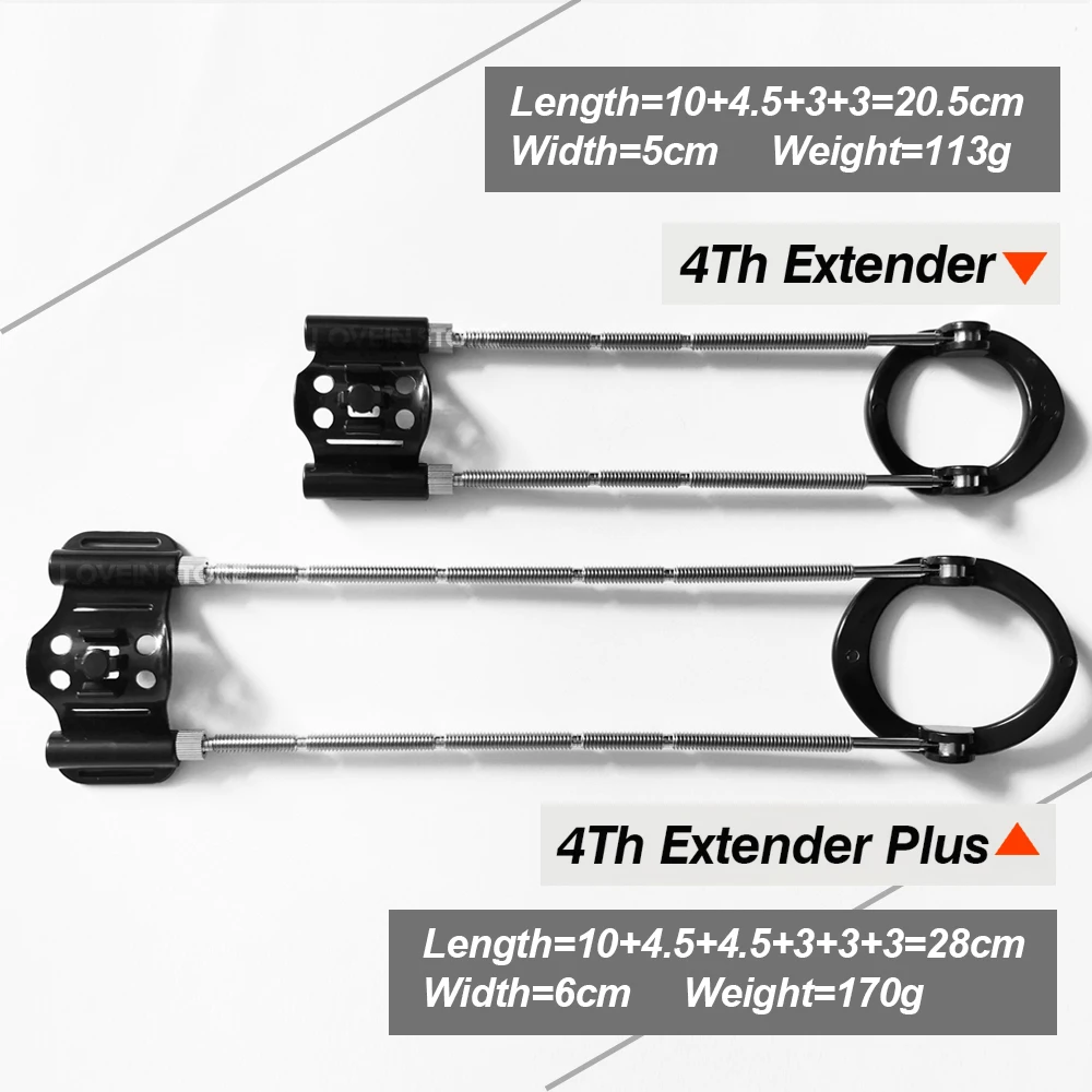 Male Penis Extender Enlarger Bracket Cock Enlargement Edge Stretcher Pump Erection Traction Correction Bending Sex Tooys for Men