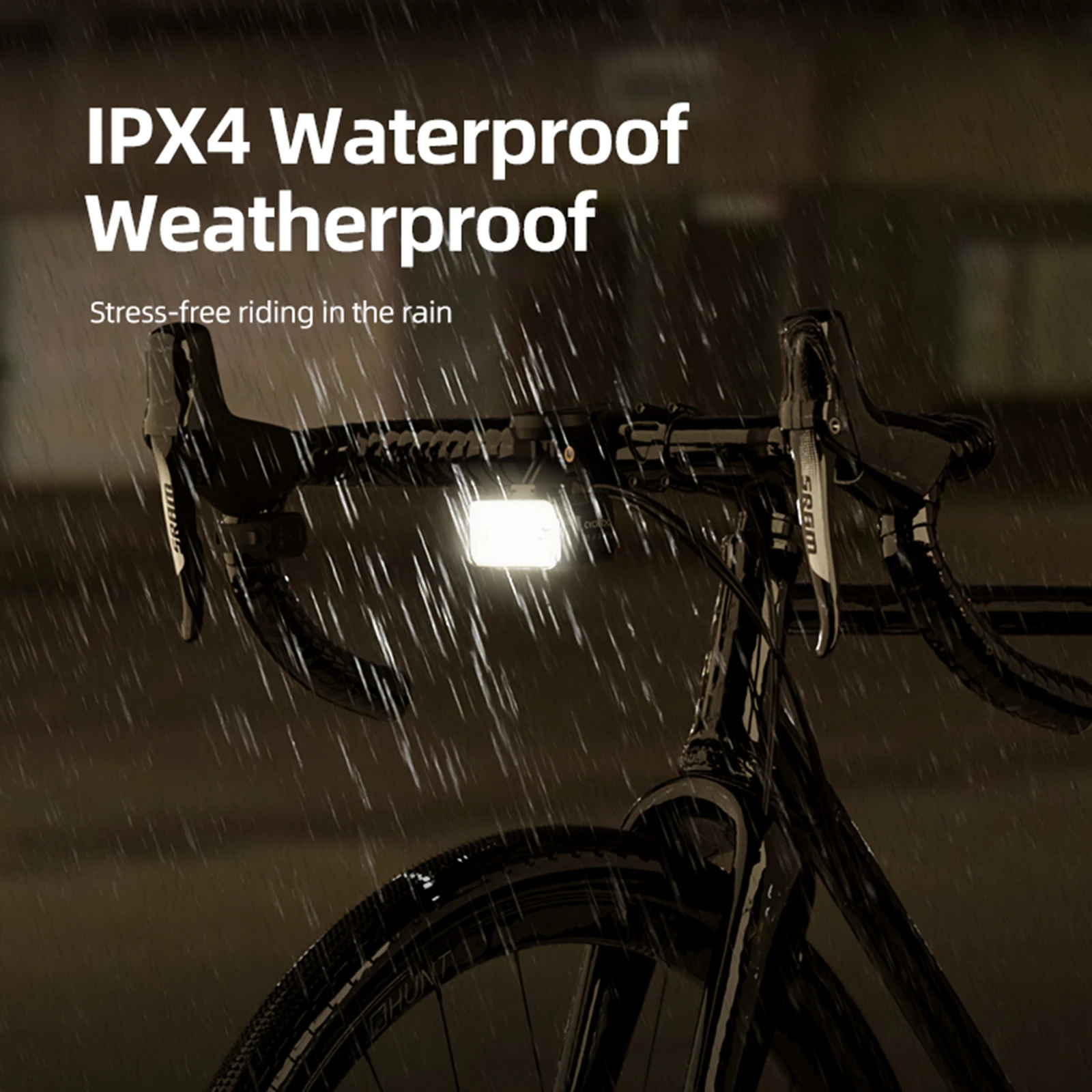 รีโมทคอนโทรลไร้สายยกจักรยานไฟหน้า 1800 Lumens ยกด้านหน้าโคมไฟอลูมิเนียม CYCLAMI CYC1800 สําหรับแผนที่ MTB Mountain