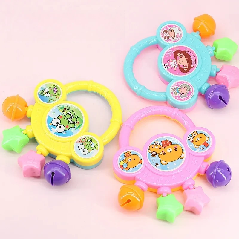 Kinder Cartoon Baby Spielzeug Hand Schütteln Knackige Klingeln Glocke kinder Frühe Bildung Hören Praxis Spielzeug 0-12 Monate kleinkind Spielzeug