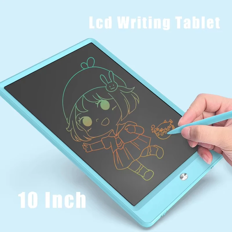 10 Inch Kids Lcd Writing Tablet Graffiti Sketchpad Board Toy Drawing Handwriting Blackboard Magic Drawing Board Birthday Gift