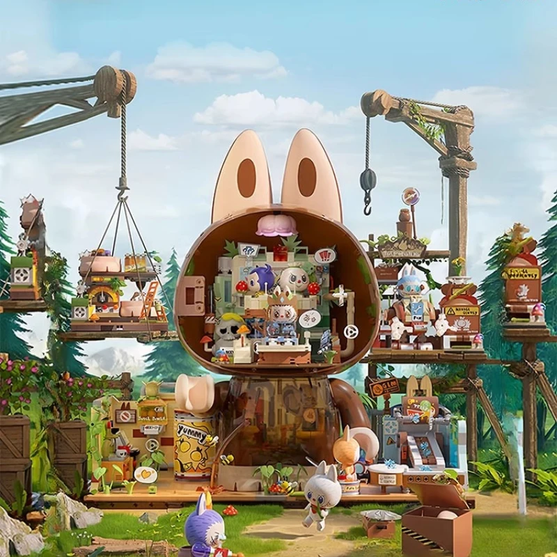 

Labubu Forest Secret Base Series - Blind Box Collectible Figures with Building Blocks for Scene Display, Cute Anime Decor