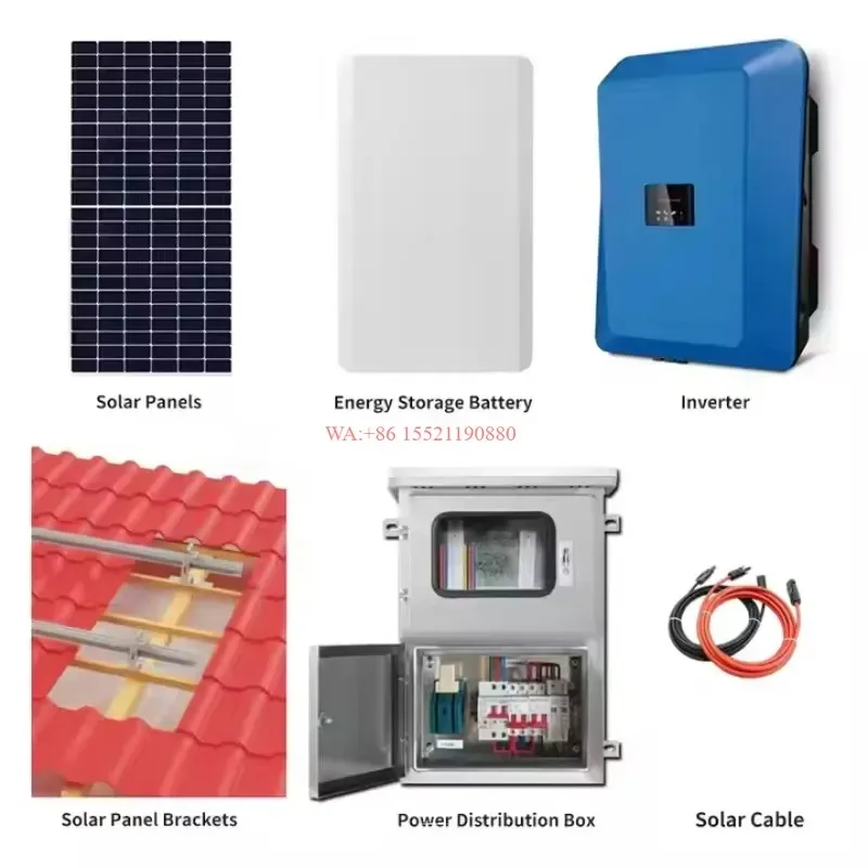 wmwmnu Complete Solar Panel Kit with MPPT Controller for Home Solar Energy System SIP Panel Home Kits