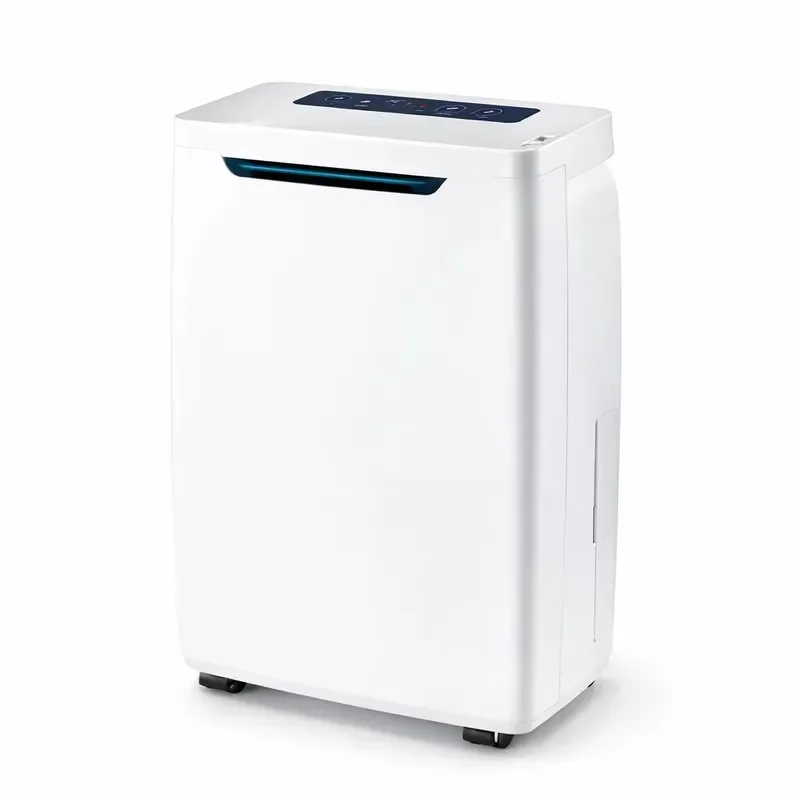25L Day Electric Portable Compressor Dehumidifier with LED Touch Screen Silent 45dB