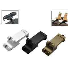 45 degree inclined rail flashlight DD/PRO/KAC machine sight side rail adapter 20MM aluminum alloy