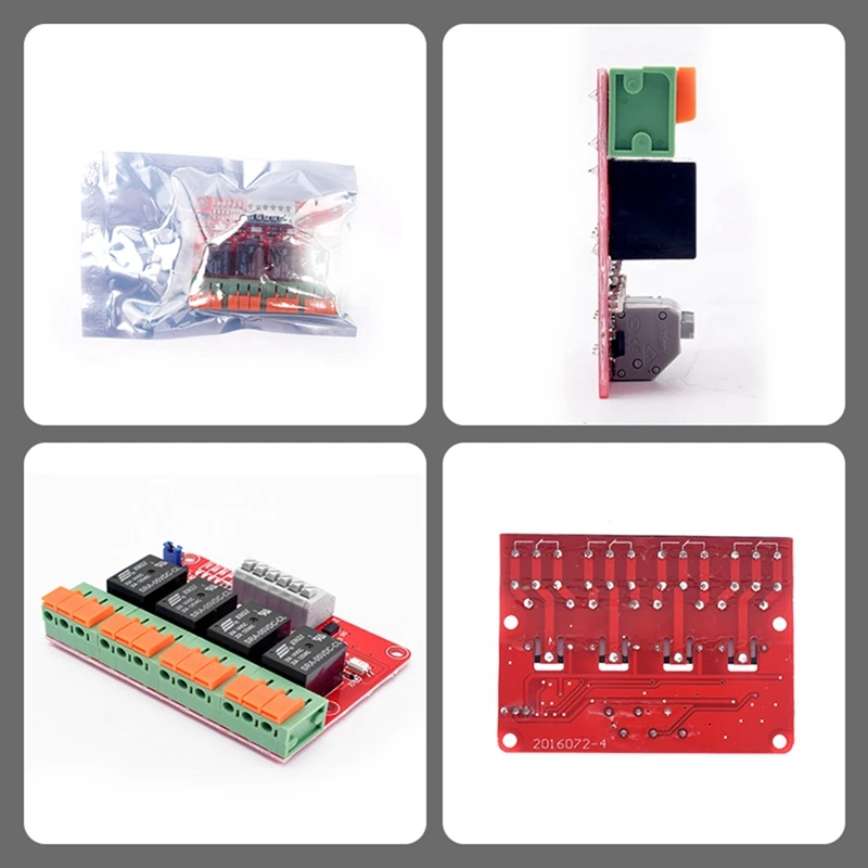 4 ช่อง 20A รีเลย์โมดูลควบคุมสูง/ต่ําระดับ 8Ch Controller สําหรับ UNO MEGA2560 R3 Raspberry Pi B + Power