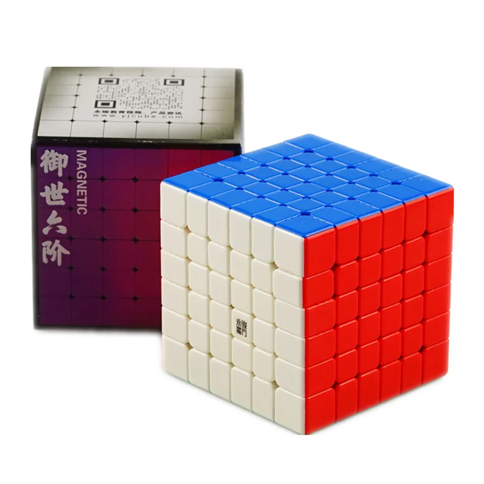 YJ Yushi Cubo de velocidade mágica magnética, Brinquedos profissionais, Brinquedos profissionais Fidget, V2 M Cubo Puzzle, V2M, 6x6x6x6