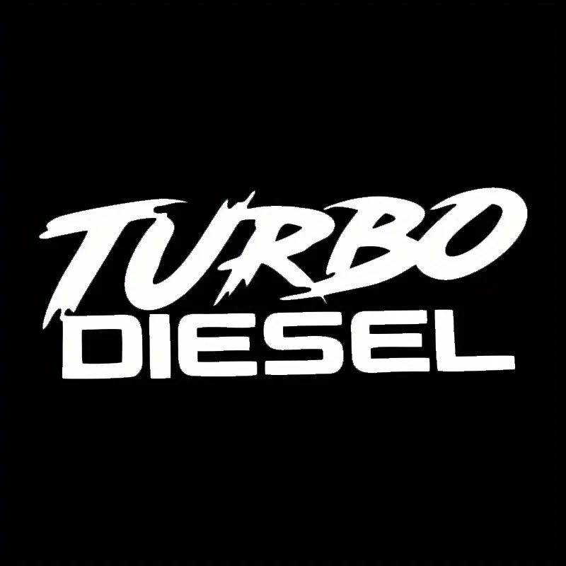 

1pc Fashion Turbo Diesel Vinyl Wrap For Car Body Decor Car Body Window Auto Decoration Car Styling Stickers And Decals