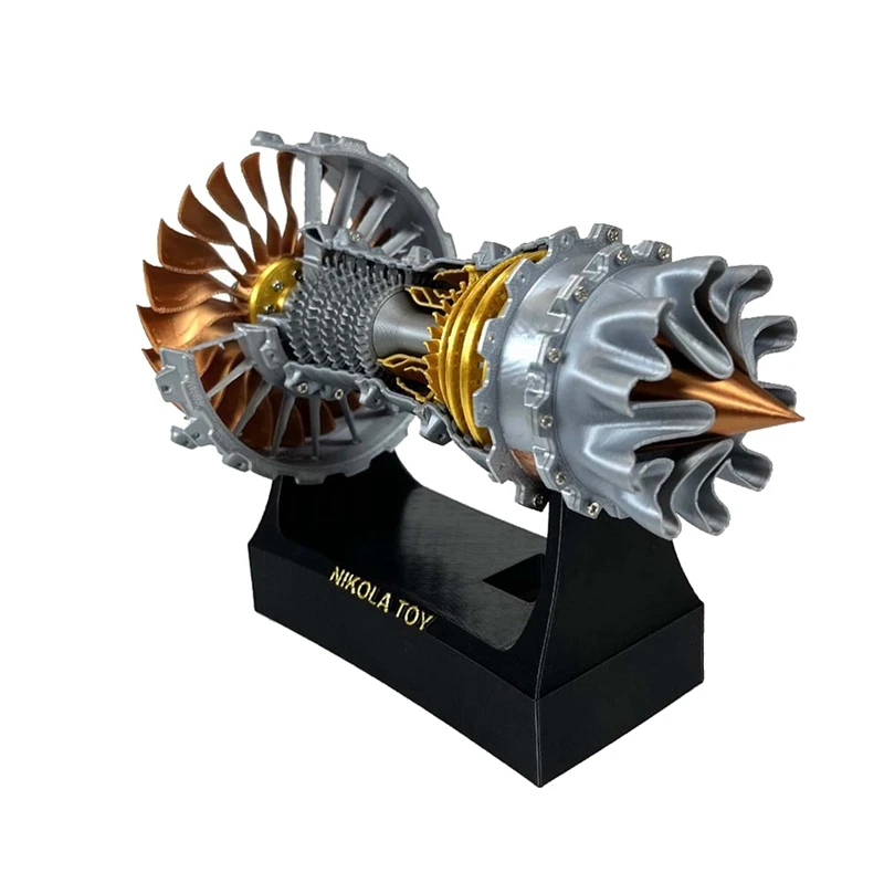 TR900 Turbofan Engine Model Aircraft Engine Kit Turbojet Engine Model Adult Mechanical Science Education Toy