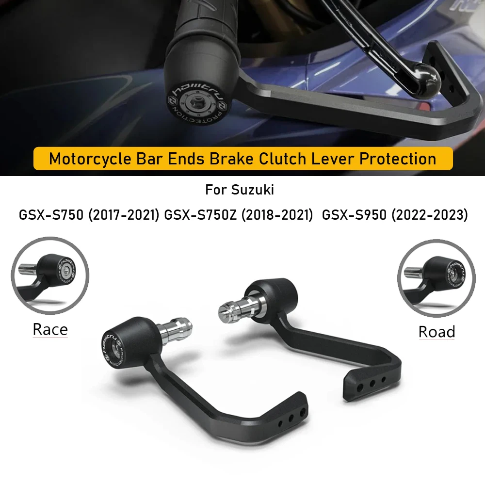 

for SUZUKI GSX-S750 GSXS750Z GSX-S950 2017-2021 Motorcycle Bar Ends Brake Clutch Lever Protection