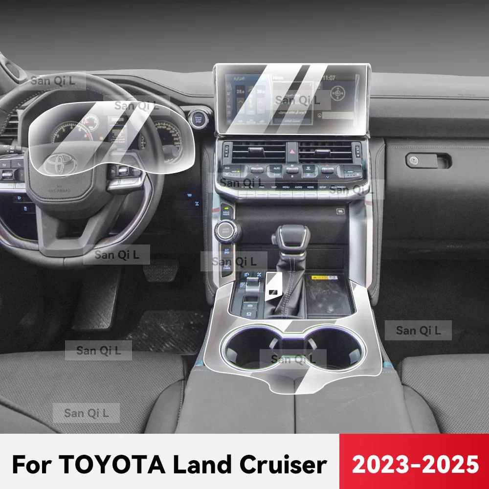 

Для TOYOTA Land Cruiser 2023-2025 ТПУ автомобильная навигационная пленка для экрана коробки передач защитная наклейка против царапин аксессуары для интерьера
