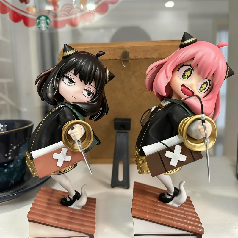 Figura de Anime Spy x Family Anya AOT Eren Yeager de 18cm, juguete GK de PVC coleccionable, bonita funda para PC de escritorio, decoración, regalo sorpresa para Otakus