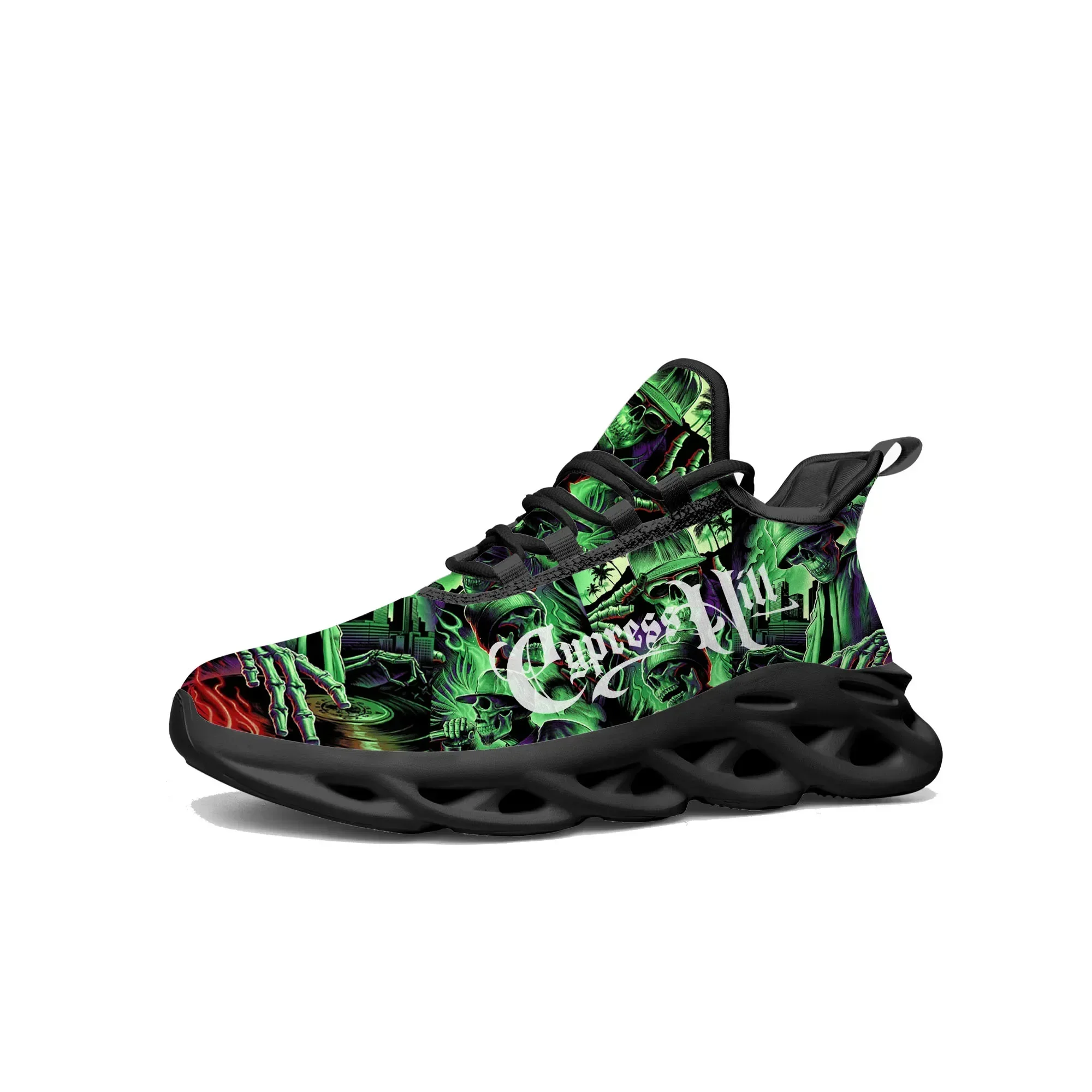 Cypress Hill Flats Sneakers Mens Womens Sports Running Shoes High Quality Black Sunday Sneaker Shoe Lace Up Mesh Footwear
