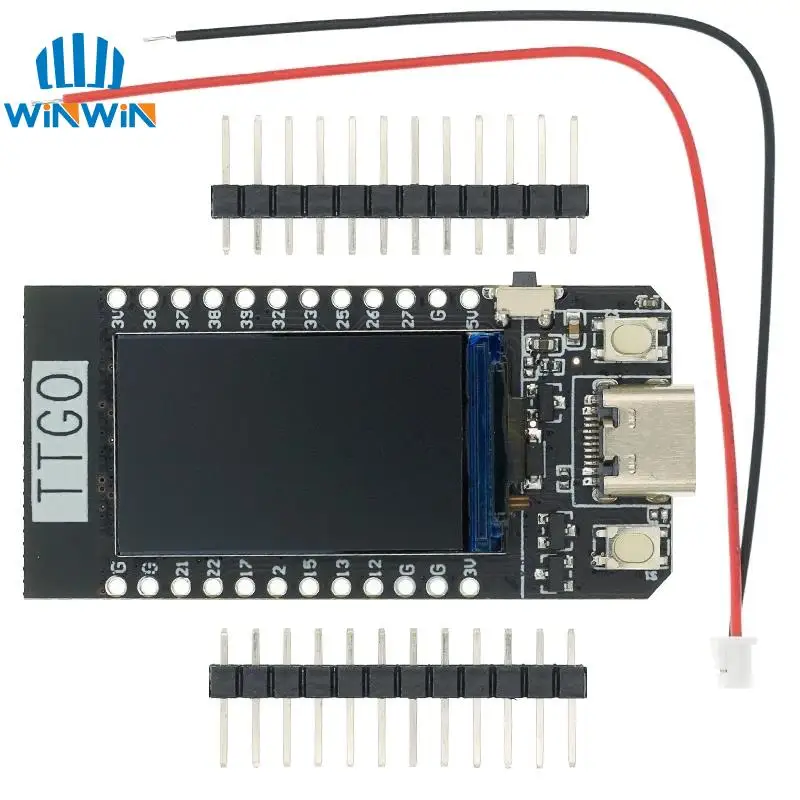 T-Display ESP32 WiFi And Bluetooth-Compatible Module Development Board 4MB  1.14 Inch LCD Control Board