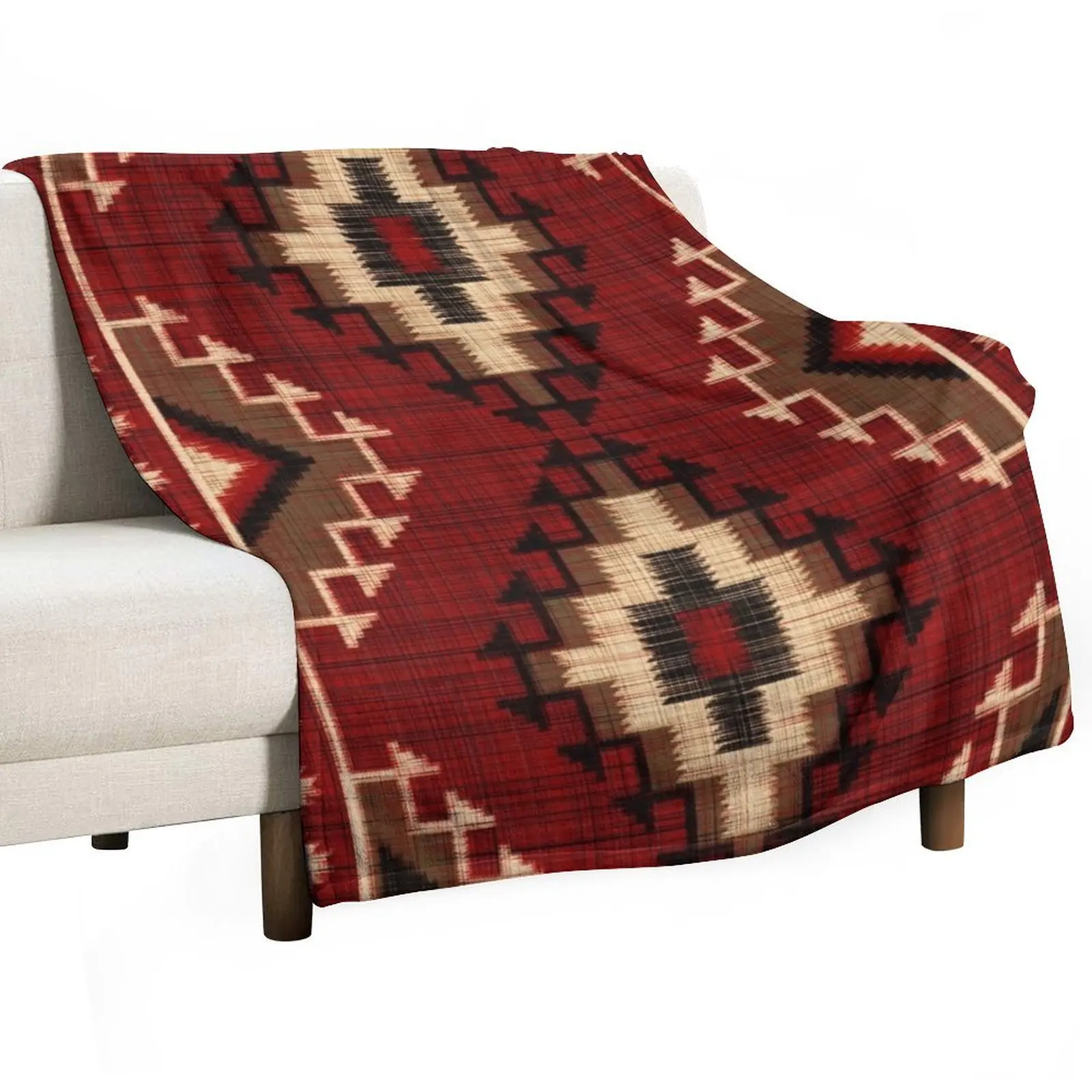 

Navajo PATTERNS TRIBAL ETHNIC Throw Blanket Year Round Soft Comfortable Blanket for Home