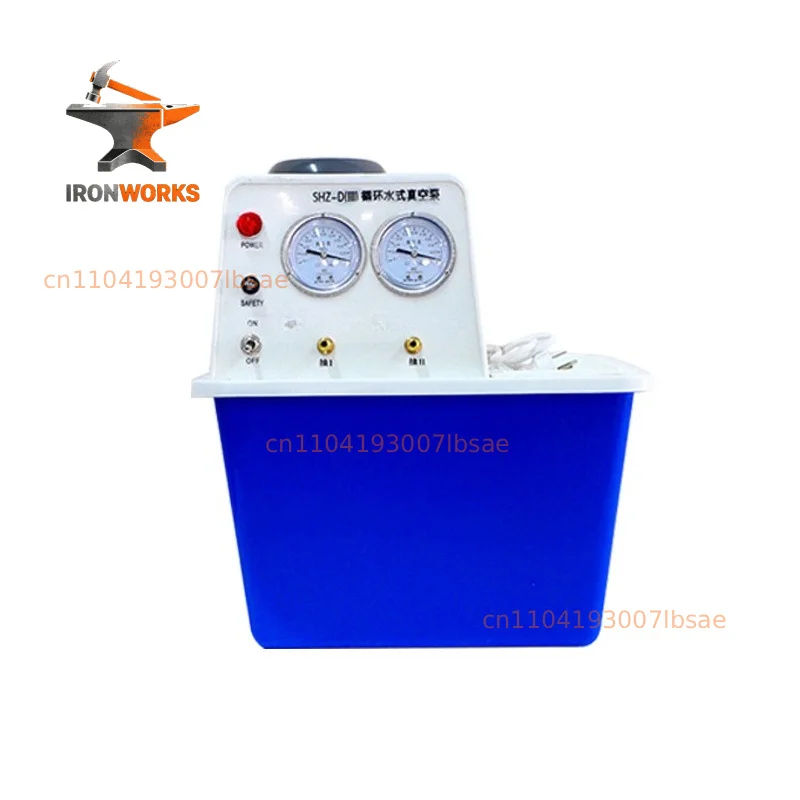 Laboratory Benchtop Circulating Water Vacuum Pump | SHZ-DIII model with four-tap anti-corrosion design