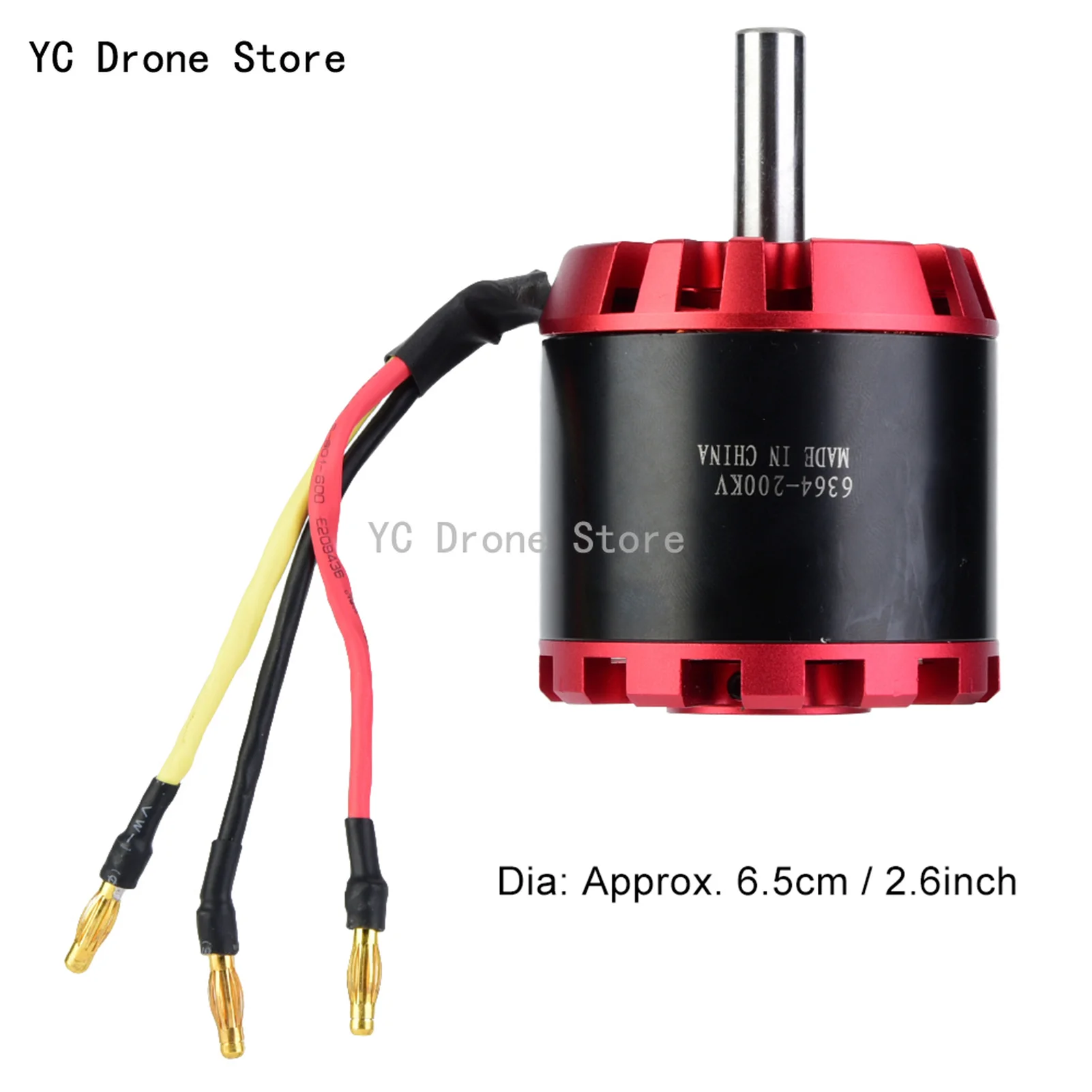 6364 200KV Sensorless Brushless Motor High Torque Motor for Electric Skateboard Balancing Scooter DIY
