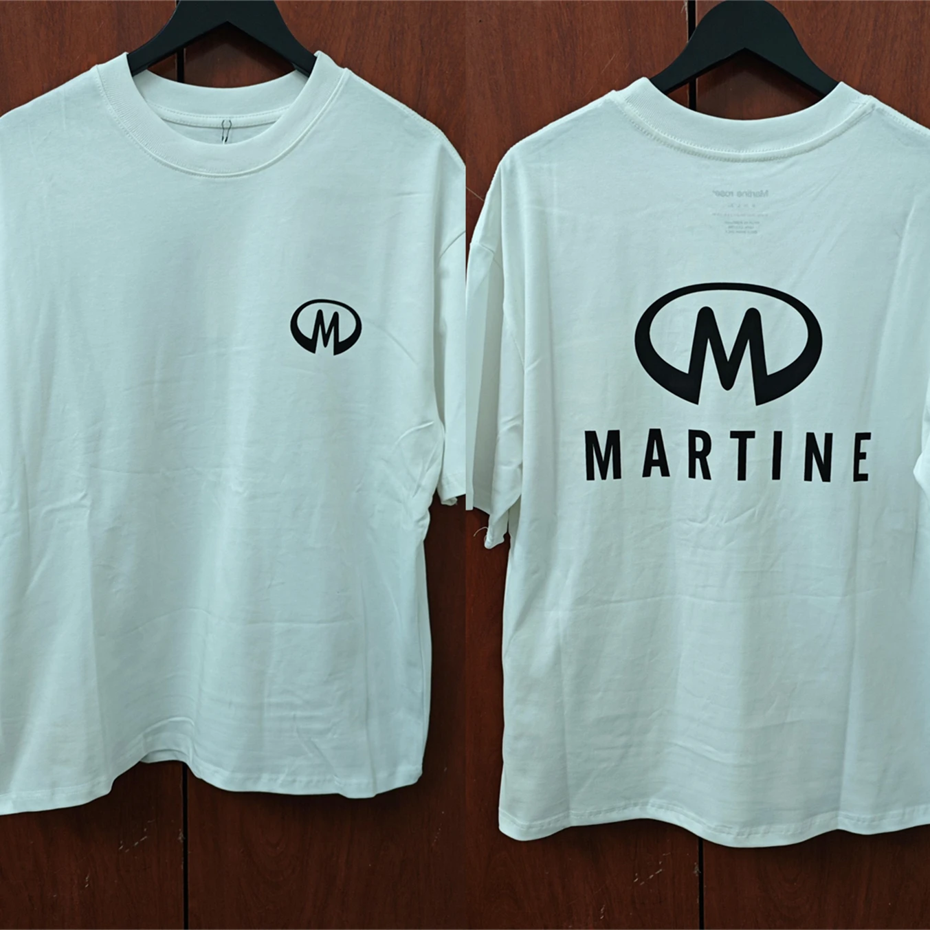 

White MARTINE ROSE Short Sleeve T-Shirt Men Women Best Quality Tee Casual Fashion T Shirt