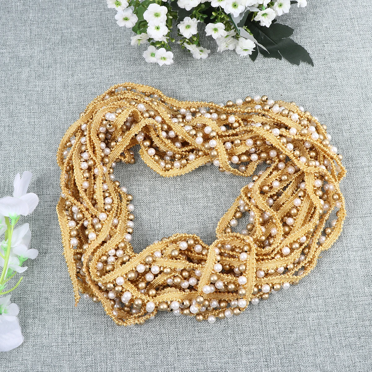 

Lace Ribbon 10 Yard 2 Colors Clothing Accessories Fabric Webbing Waistband Skirt Pillows Curtains Maternity Kids