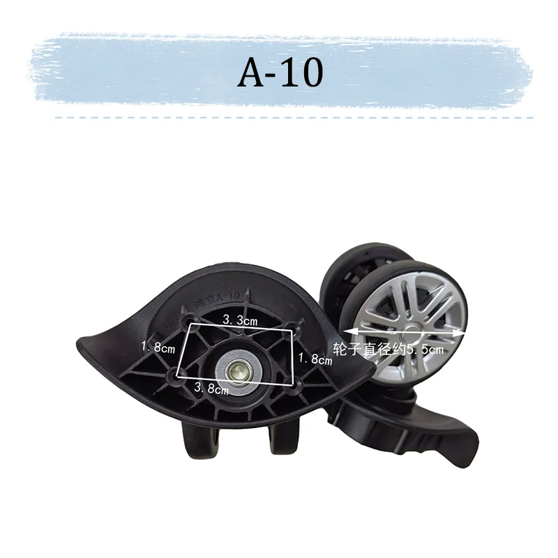 For Hongli A-10 Universal Wheel Replacement Easy to Install Travel Luggage Wheel Accessories Push And Pull Smooth Silent Wear