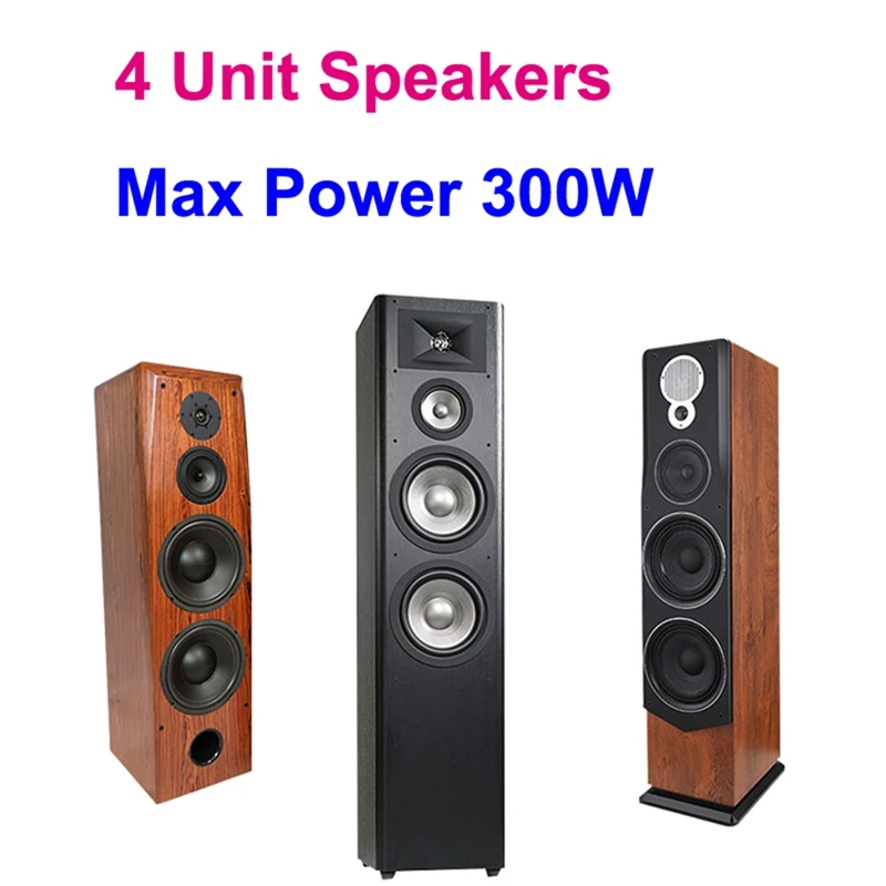 2PCS 4 Way 300W Speaker Frequency Divider Home Theater Hifi Stereo 4Unit Circuit Stereo Audio Crossover Filters