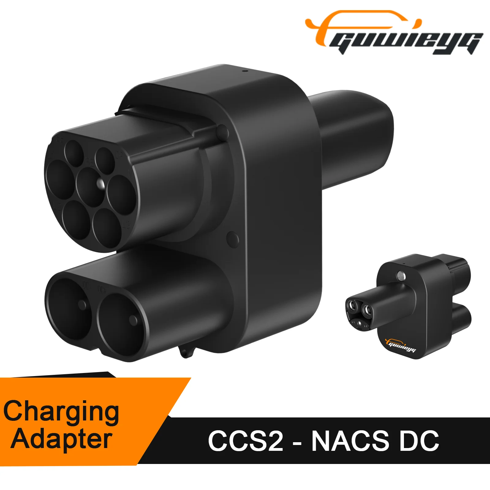 GUWIEYG CCS2 To Tesla EV Charger Adapter 250A CCS2 Combo Tesla Convertor for Car Charger CCS2 Compatible Tesla Model 3