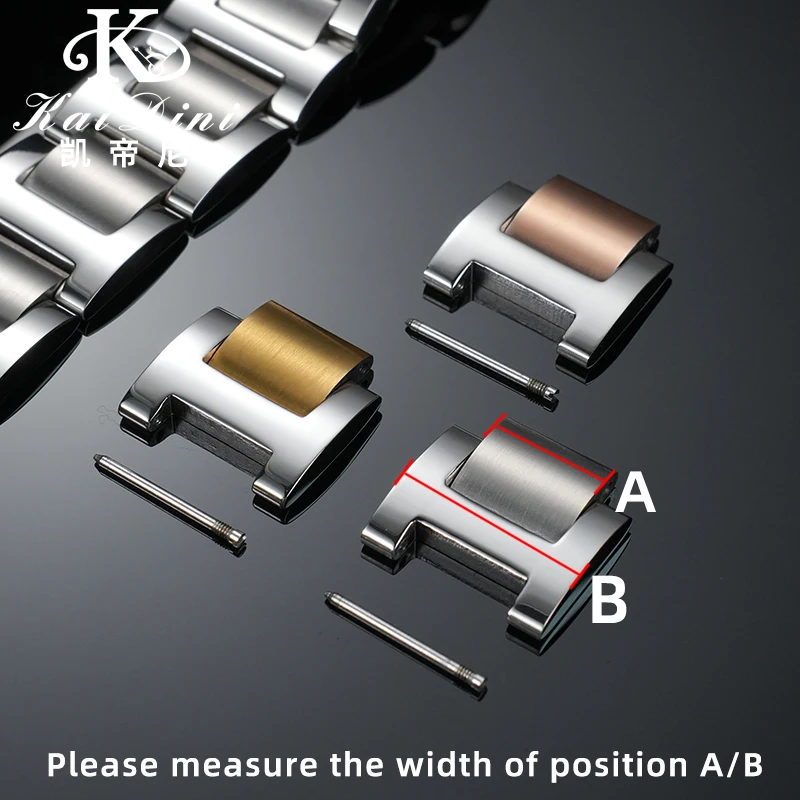 For Cartier Blue-balloon Stainless steel Extended Section accessories watch chain lengthen extension steel strap Metal section