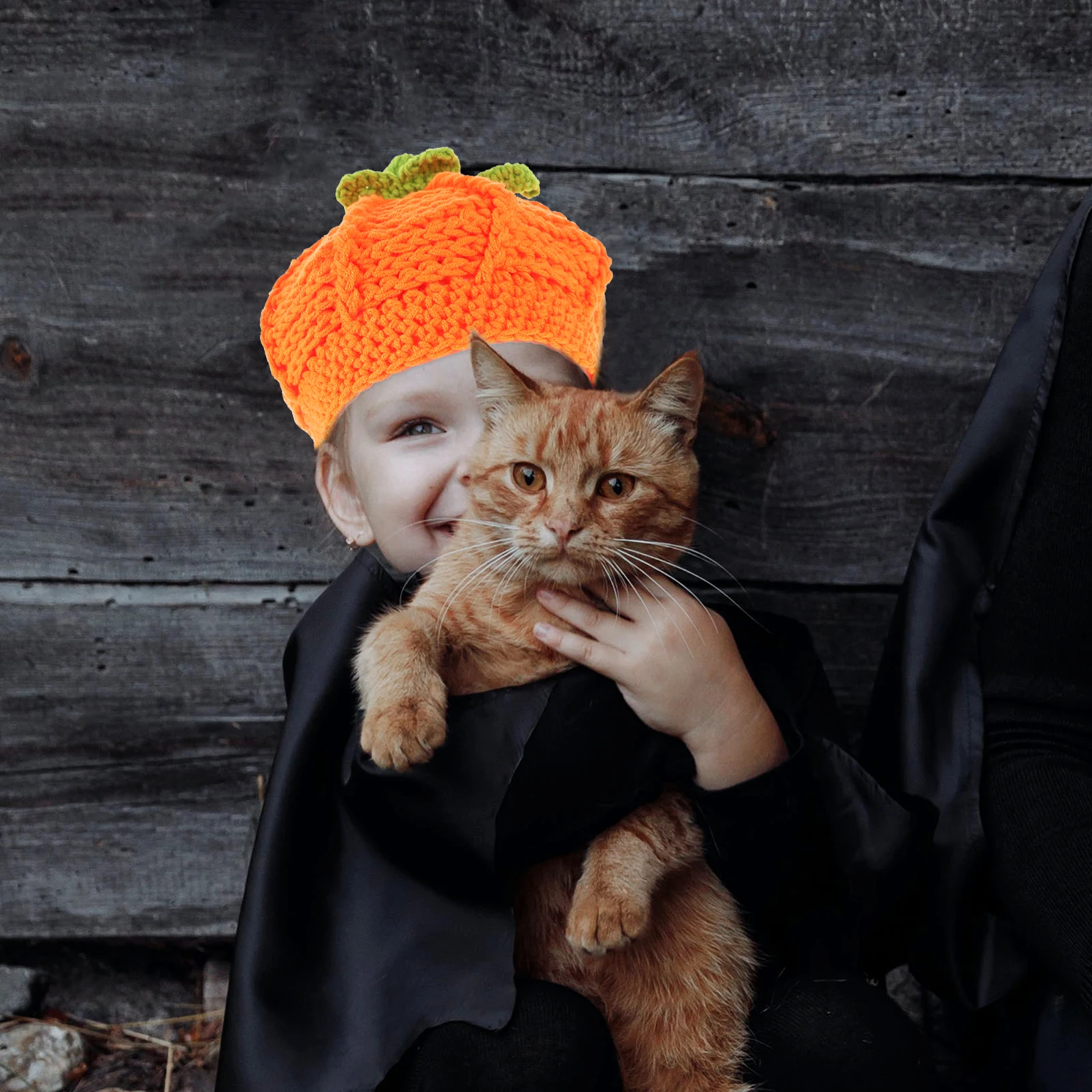 

Pumpkin Yarn Hat For Kids Knitted Baby Beanie Warm Fall Winter Cap Elastic Lightweight Gift For Toddler Boy Girl