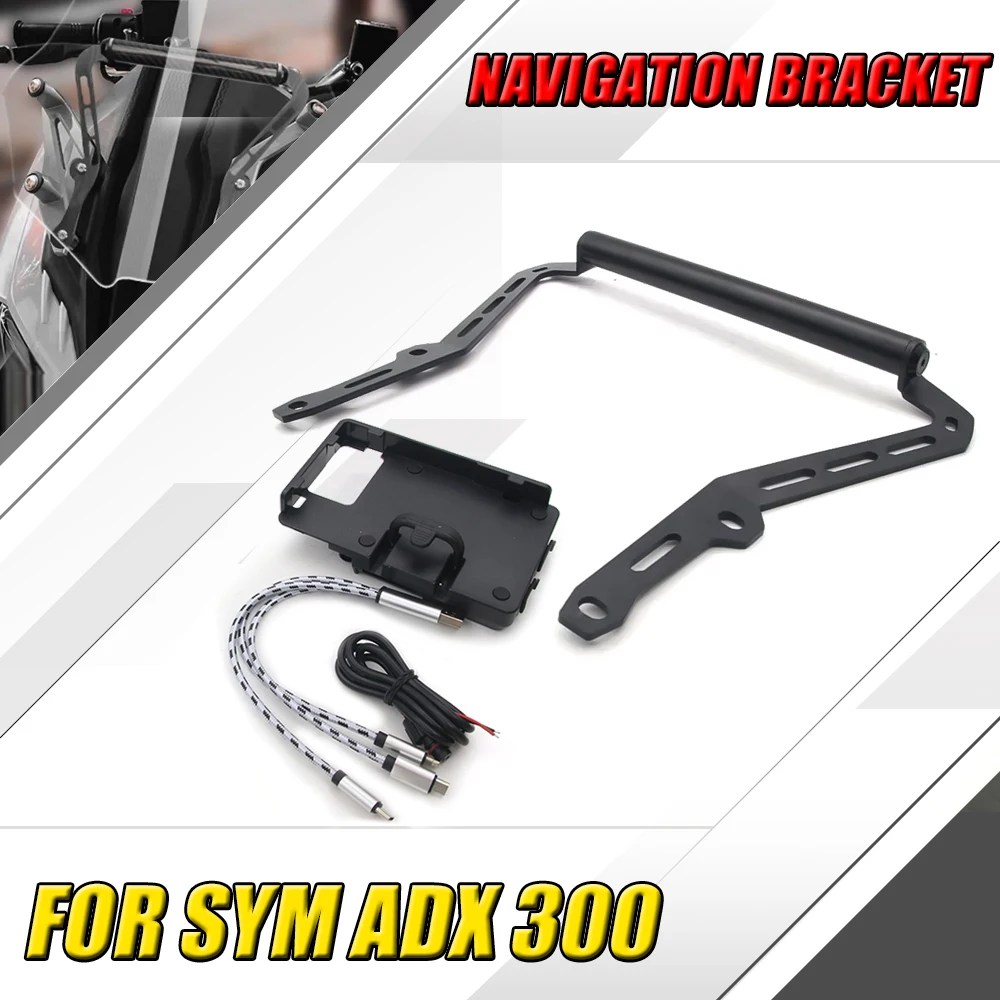 

For SYM ADX 300 300ADX ADX300 Mobile Phone Holder Stand Support GPS Navigation Plate Bracket Accessories Navigation Bracket ADX