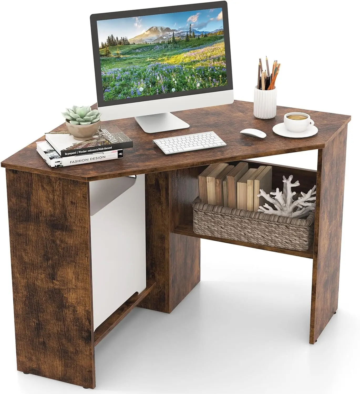 Corner Desk With St…