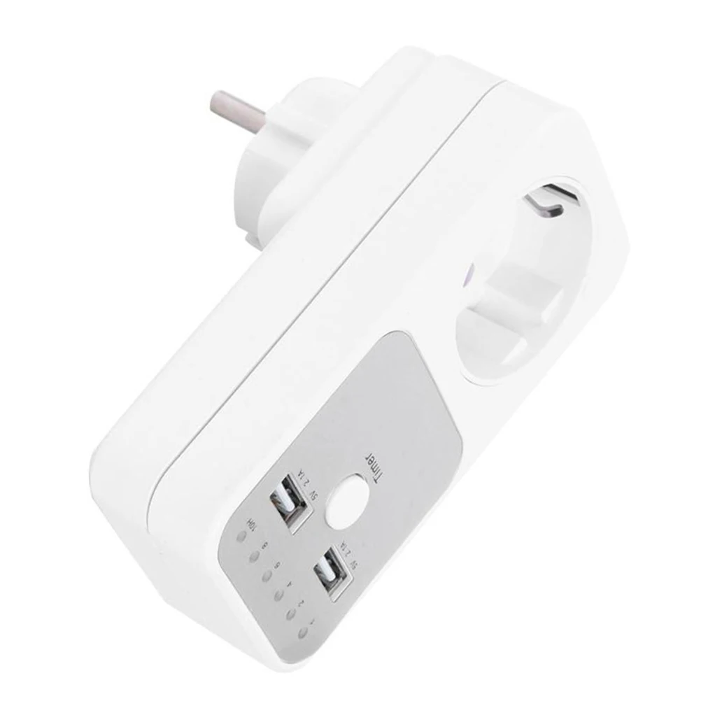 

1Pc Indoor Auto Shut Off for Curling Iron Hair Straightener Countdown Phone Timer Safety Outlet Conserve Socket with