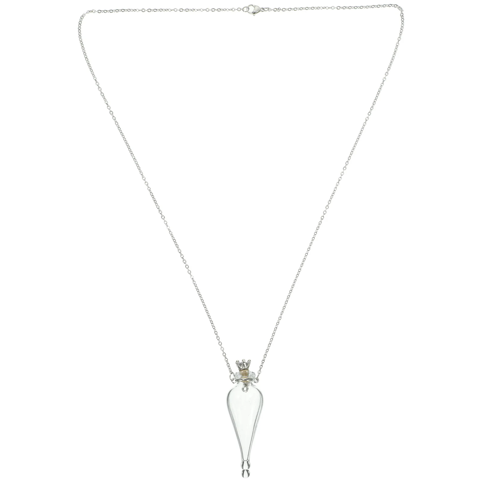

Mini Glass Bottle Necklace Small Durable Drift Bottle Pendant Perfect for Travel Souvenirs Mini Jars with Chain