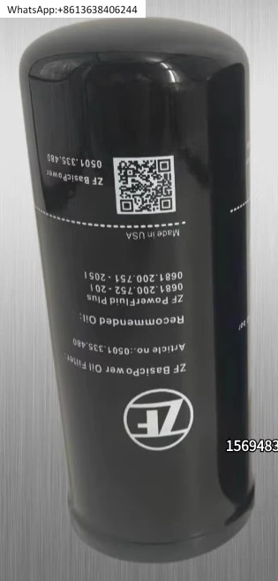 

0501.335.480 Гидравлический фильтр коробки передач для масляного фильтра ZF 0501335480