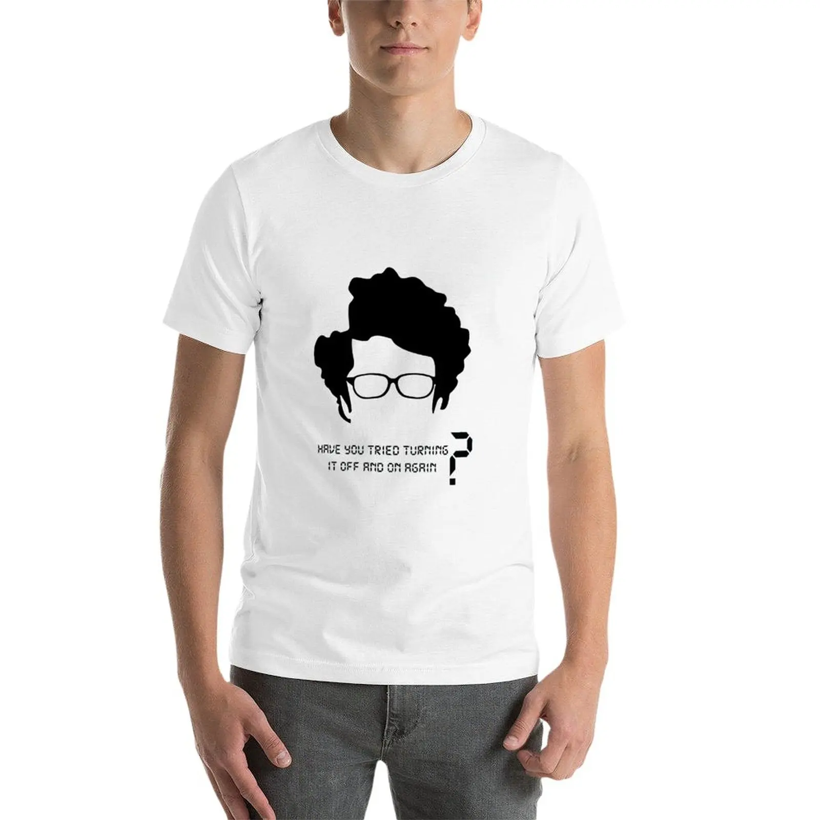 The IT Crowd: his most famous phrase! T-Shirt funnys tees new edition summer clothes t shirt men