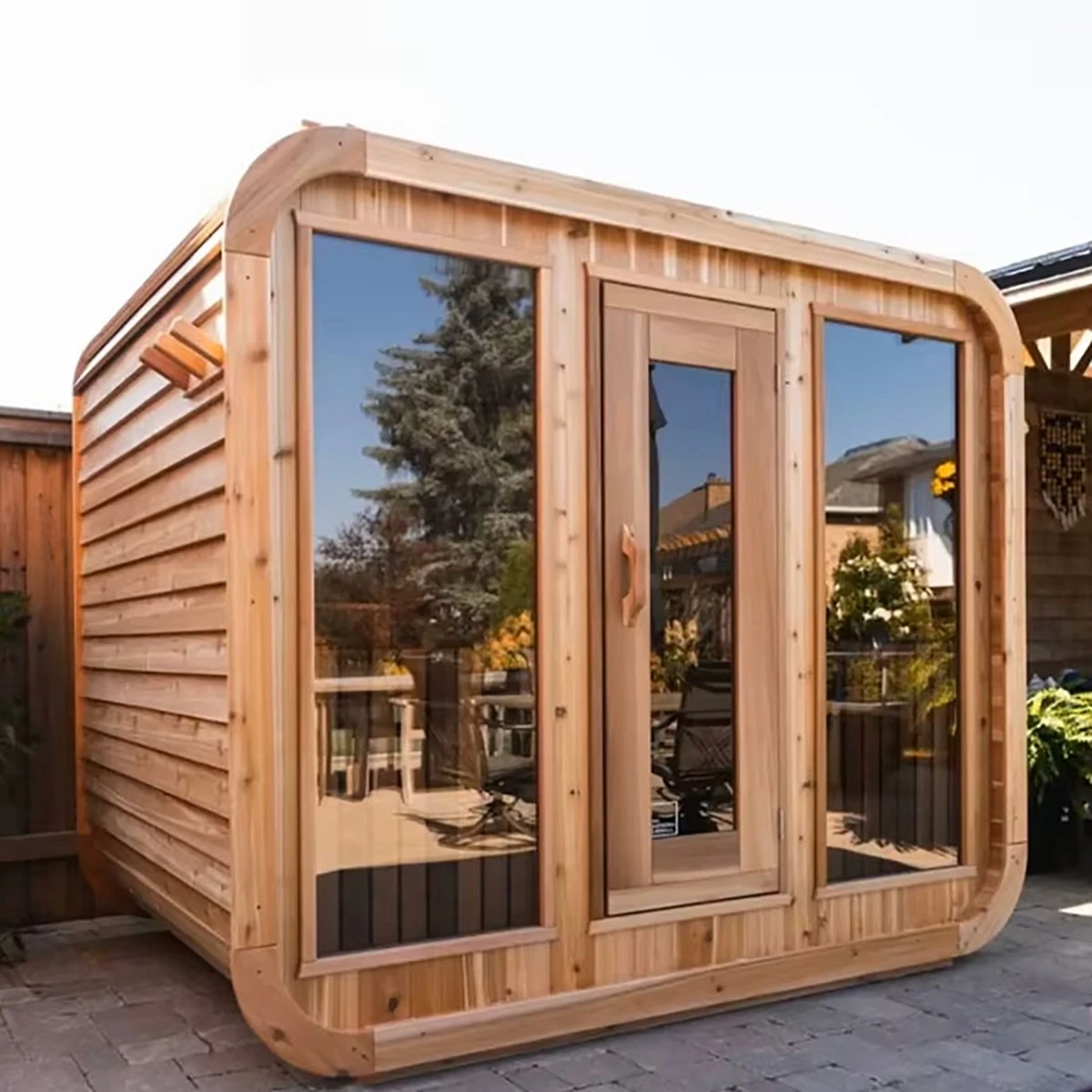 Modern Outdoor Sauna: Stylish Retreat for Your Outdoor Sauna Dry Sauna