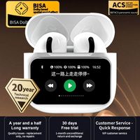 A11 Pro TWS Wireless Earbuds Touch Control LCD Screen Earphone with ENC Noise Cancelling Super Bass Premium Sound Long Battery