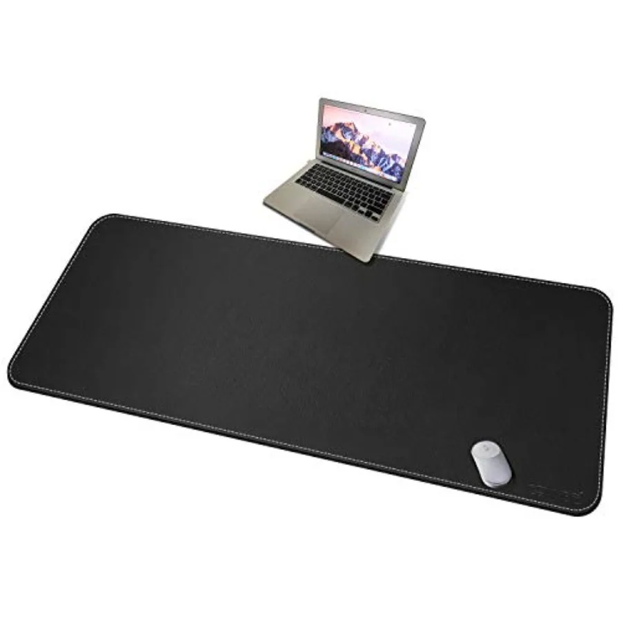 

59" x 27.5" Large Leather Desk Mat, Extended Mega Size Mouse Pad with Full Desk Coverage, Waterproof Office Desk Protector