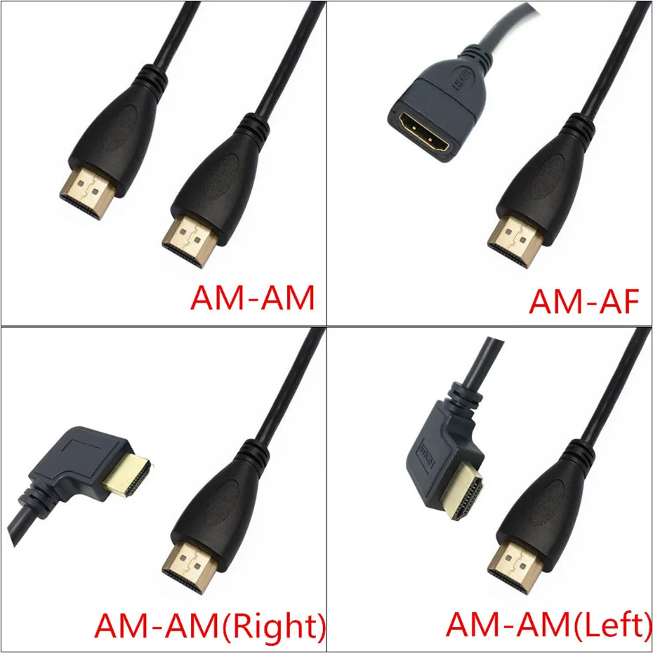 1.4 HDMI 미니 마이크로 HDMI SLR 카메라 모니터, 텔레스코픽 고화질 구리 코어 용수철 와이어