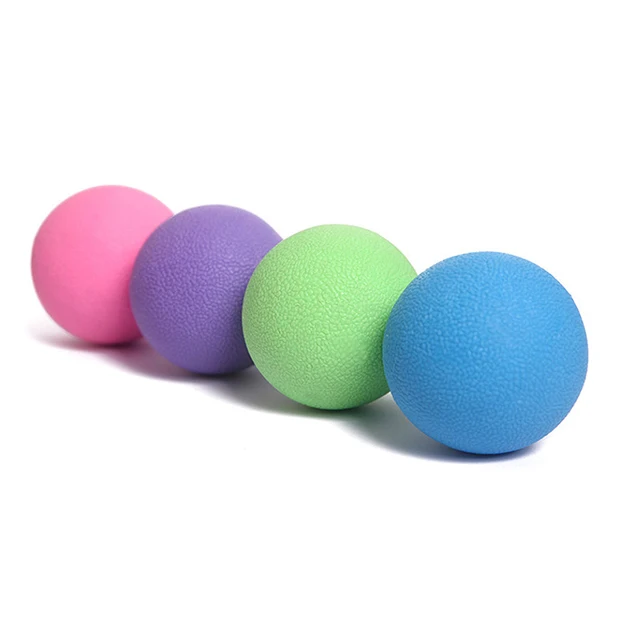 

Wholesale Colorful Solid Durable Yoga Ball Fitness Muscle Therapy Massage Ball Lacrosse Ball